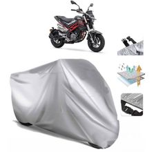 Benelli TNT 125 Siyah Arka Çanta Uyumsuz Ultra Kalın Su Geçirmez Motor Brandası