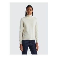 Benetton 1002D2348 Bej Kadın Kazak