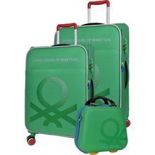 Benetton 14BNT2200-03-YSL Trolley 50 cm Yeşil Kabin Boy Valiz