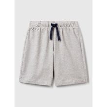 Benetton 3BL0C903L Normal Bel Regular Fit Gri Melanj Erkek Çocuk Şort