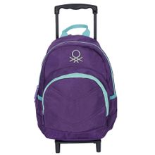 Benetton 70462 Krinkıl Çekçekli Anaokulu Çantası Mor