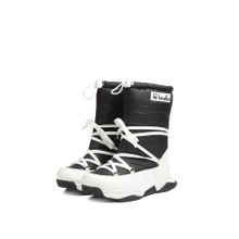 Benetton BN-30392-3256 Siyah Beyaz Kadın Bot
