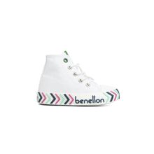 Benetton BN-30644-3394 Beyaz Mavi Çocuk Spor Ayakkabı