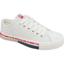 Benetton BN-30731 Beyaz Kadın Spor Ayakkabı
