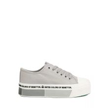 Benetton BN-30934 Gri Kadın Spor Ayakkabı
