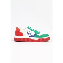 Benetton BN-31201-3379 Beyaz Yeşil Kadın Spor Ayakkabı