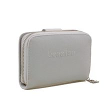 Benetton BNT 1303 Beyaz Nano Orta Boy Kadın Cüzdan