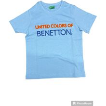 Benetton BNT-B21361-003 Mavi Erkek Çocuk T-shirt