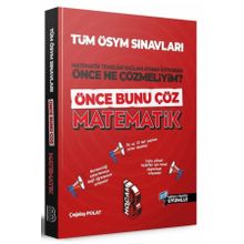 Benim Hocam Tüm ÖSYM Sınavları İçin Önce Bunu Çöz Matematik Soru Bankası