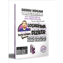 Benim Hocam Yayıncılık - 2023 AYT Adayları ve Ara Sınıflar İçin Taktiklerle Logaritma Diziler Konu Anlatımlı Soru Fasikülü