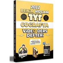 Benim Hocam Yayınları 2022 Tyt Coğrafya Video Ders Defteri ve Soru Bankası Seti