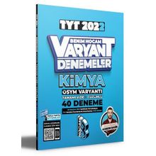 Benim Hocam Yayınları 2022 Tyt Kimya Tamamı Video Çözümlü 40 Deneme Sınavı