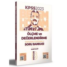 Benim Hocam Yayınları - 2023 KPSS Eğitim Bilimleri Ölçme ve Değerlendirme Tamamı Çözümlü Soru