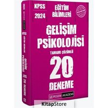 Benim Hocam Yayınları 2024 KPSS Eğitim Bilimleri Gelişim Psikolojisi Tamamı Çözümlü 24 Deneme