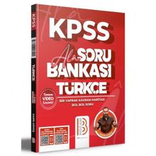 Benim Hocam Yayınları 2024 KPSS Türkçe Ala Soru Bankası