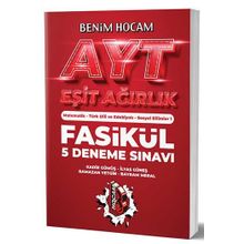 Benim Hocam Yayınları AYT Eşit Ağırlık 5 Fasikül Deneme Sınavı