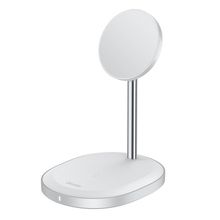 Benks W08 2 in 1 MagSafe Kablosuz Şarj Standı iPhone Airpods Uyumlu 15 W Siyah Wireless Şarj İstasyonu