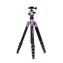 Benro Mefoto Purple A-1350q1 Roadtrip Aluminum Travel Tripod Kit