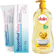 Bepanthol Baby 100 gr Pişik Kremi+Dalin 500 ml Bebek Şampuanı