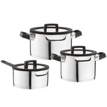 BergHoff Essentials Uqonic 6 Parça Paslanmaz Çelik Tencere Seti
