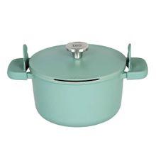 BergHoff Leo Phantom 24 CM Forest Green Yapışmaz Kapaklı Derin Tencere