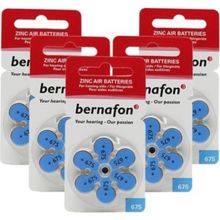 Bernafon 675 Numara 5 Paket 30 Adet Pil Işitme Cihazı Pili