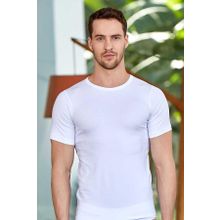 Berrak 1024 Erkek Likralı Süprem Kısa Kol Bisiklet Yaka T-shirt