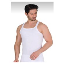 Berrak 1044 İnce Askılı Fitilli Kaşkorse 6'lı Beyaz Erkek Atlet