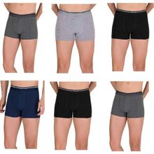 Berrak 1097 Likralı Çok Renkli 6'lı Paket Erkek Boxer