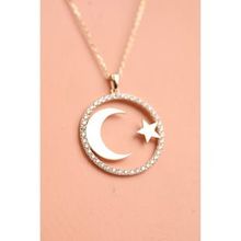 Besay Gold 14 Ayar Ayyıldız Altın Kolye