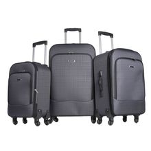 Best 1061 Gri Kumaş Büyük Orta Ve Kabin Boy 3'lü Valiz Set