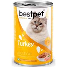 Best Pet 400 gr Hindi Etli Yetişkin Kedi Konservesi