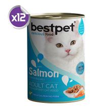 Bestpet 12x400 gr Somonlu Yetişkin Kedi Maması
