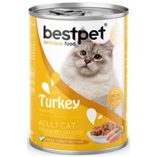 BestPet 400 gr Hindi Etli Yetişkin Kedi Konservesi