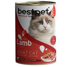 Bestpet 400 gr Kuzulu Jöleli Yetişkin Konserve Kedi Maması