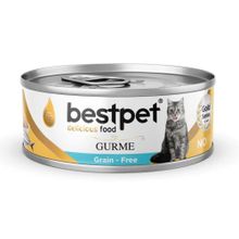 Bestpet Gurme Jöle İçinde Ton Balıklı ve Hamsili Tahılsız 85 gr Yetişkin Kedi Konservesi