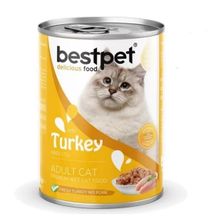 Bestpet Hindili 400 gr Yetişkin Kedi Konservesi