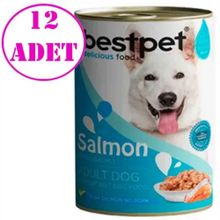 Bestpet Somon Balıklı 12x400 gr Yetişkin Köpek Konservesi