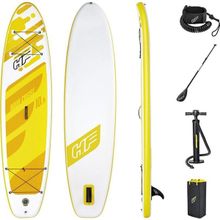 Bestway 65348 Şişme Kano Çantalı Set Kürek ve Pompa Dahil 320x76x12 cm Sarı Sörf Tahtası