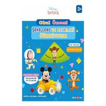 Beta Kids Disney Eğitsel Okul Öncesi Şekilleri ve Renkleri Öğreniyorum Kitabı
