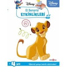Beta Kids Disney Eğitsel Simba El Becerisi Etkinlikleri Yazıya Hazırlık Kitabı