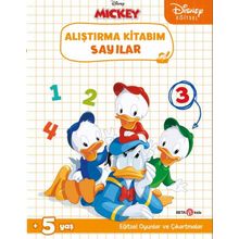 Beta Kids Disney MICKEY Eğitsel Çıkartmalı Alıştırma Kitabım Sayılar Kitabı