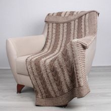 Betires Home TA14010 Kahve Örgü Koltuk Şalı