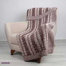 Betires Home TA14010 Mürdüm Örgü Koltuk Şalı