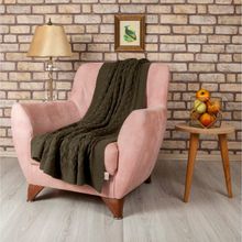Betires Home TP17001 Haki Örgü Koltuk Şalı