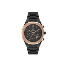 Beverly Hills Polo Club BP3025X.850 Siyah & Rose Gold Erkek Kol Saati