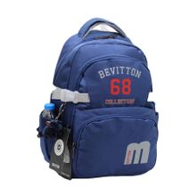 Bevitton 34500 Lacivert-Gri Özel Su İtici Kumaş Okul Sırt Çantası
