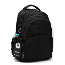 Bevitton 34600 Siyah Su İtici Kumaş Unisex Okul Sırt Çantası