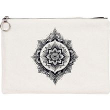 Beyaz Penguen Tattoo Tablet/portföy Çanta - Astarlı 30X21 cm Beyaz