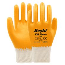 Beybi KN Flex+ No:9 Sarı Koli Pamuk Nitril Eldiven
